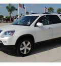 gmc acadia 2011 white suv slt 1 gasoline 6 cylinders all whee drive autostick 77065