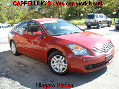 nissan altima 2009 red sedan s gasoline 4 cylinders front wheel drive automatic 14094