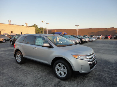 ford edge 2012 silver sel gasoline 6 cylinders front wheel drive automatic with overdrive 60546