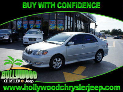 toyota corolla 2007 silver sedan s gasoline 4 cylinders front wheel drive automatic 33021