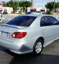 toyota corolla 2007 silver sedan s gasoline 4 cylinders front wheel drive automatic 33021
