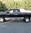 dodge ram pickup 1500 2002 black pickup truck slt gasoline 8 cylinders 4 wheel drive 06019