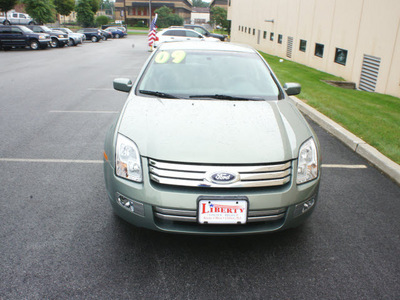 ford fusion 2009 green sedan sel,lthr,htd seats,auto start gasoline 4 cylinders front wheel drive automatic 07012