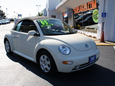 volkswagen new beetle 2003 harvest moon gls gasoline 4 cylinders front wheel drive 5 speed manual 07701