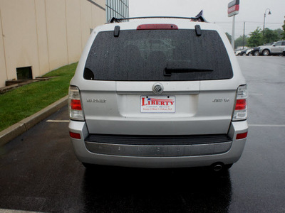 mercury mariner 2008 silver suv v6,moon,lthr,4x4, gasoline 6 cylinders all whee drive automatic 07012