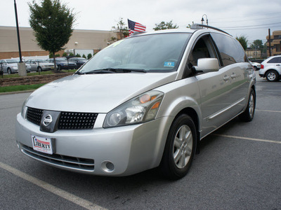 nissan quest 2004 silver van 3 5 sl gasoline 6 cylinders front wheel drive automatic 07012