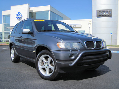 bmw x5 2002 gray suv 3 0i gasoline 6 cylinders all whee drive shiftable automatic 46410