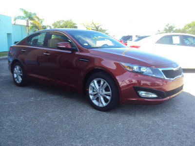 kia optima 2012 spicy red sedan ex gasoline 4 cylinders front wheel drive automatic 32901