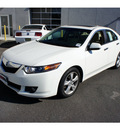 acura tsx 2009 white sedan gasoline 4 cylinders front wheel drive automatic 07044