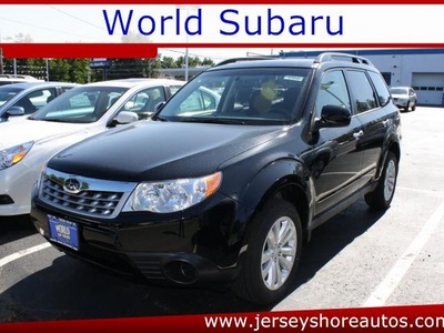 subaru forester 2011 black 2 5x premium gasoline 4 cylinders all whee drive automatic 07701