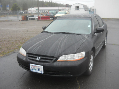 honda accord 2002 black sedan se gasoline 4 cylinders front wheel drive automatic with overdrive 99208