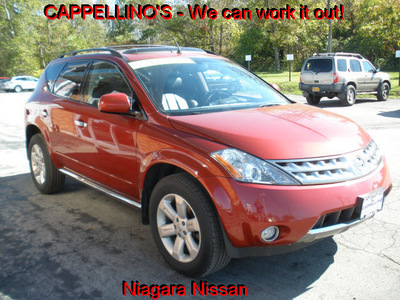 nissan murano 2007 red suv sl gasoline 6 cylinders all whee drive automatic 14094