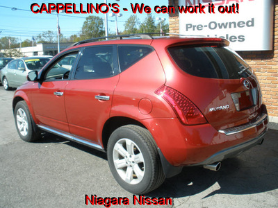 nissan murano 2007 red suv sl gasoline 6 cylinders all whee drive automatic 14094
