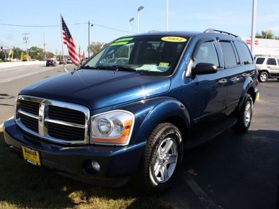 dodge durango 2004 dk  blue suv slt gasoline 8 cylinders 4 wheel drive automatic 07730