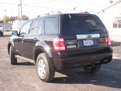 ford escape 2008 black suv limited gasoline 6 cylinders front wheel drive automatic 61832