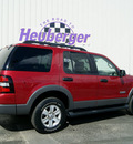 ford explorer 2006 red fire suv xlt gasoline 6 cylinders 4 wheel drive automatic 80905