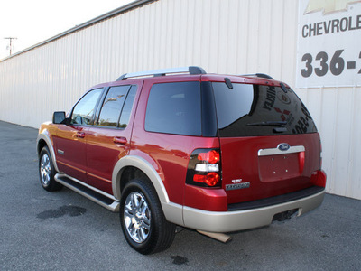 ford explorer 2006 red suv eddie bauer gasoline 6 cylinders rear wheel drive automatic 27215