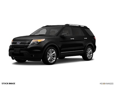 ford explorer 2012 black suv limited gasoline 6 cylinders 2 wheel drive shiftable automatic 77388
