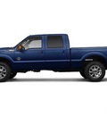 ford f 350 super duty 2011 dk  blue 4wd crew cab 156 lariat biodiesel 8 cylinders 4 wheel drive shiftable automatic 56301