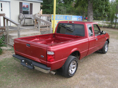 ford ranger 2002 red pickup truck xlt gasoline 6 cylinders rear wheel drive automatic 77379