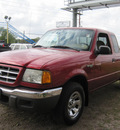 ford ranger 2002 red pickup truck xlt gasoline 6 cylinders rear wheel drive automatic 77379