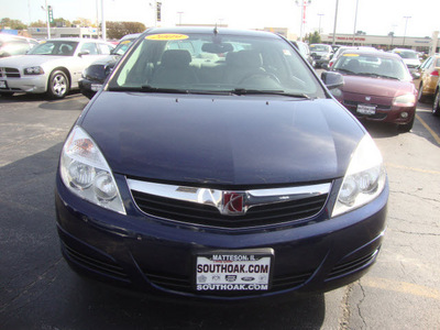 saturn aura 2009 dk  blue sedan xe gasoline 4 cylinders front wheel drive automatic 60443