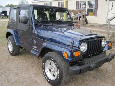jeep wrangler 2005 blue suv x gasoline 6 cylinders 4 wheel drive automatic with overdrive 77379