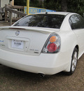 nissan altima 2003 white sedan 3 5 se gasoline 6 cylinders dohc front wheel drive automatic 77379