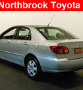 toyota corolla 2005 silver sedan le gasoline 4 cylinders front wheel drive automatic with overdrive 60062