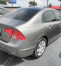honda civic 2008 gray sedan lx gasoline 4 cylinders front wheel drive automatic 34474
