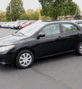 toyota corolla 2010 black sedan le gasoline 4 cylinders front wheel drive automatic 55124