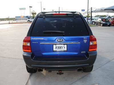 kia sportage 2007 blue suv ex gasoline 6 cylinders front wheel drive automatic 76087