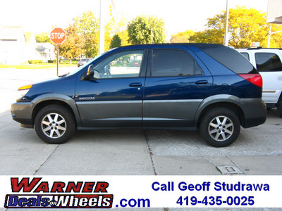 buick rendezvous 2002 blue suv cx gasoline v6 front wheel drive automatic 45840