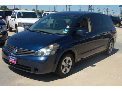 nissan quest 2007 dk  blue van s gasoline 6 cylinders front wheel drive 5 speed automatic 77090