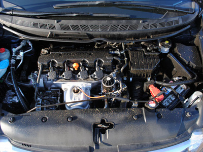 honda civic 2009 blue sedan lx gasoline 4 cylinders front wheel drive automatic 75228