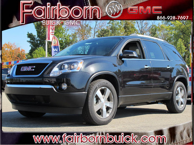 gmc acadia 2012 carbon black suv slt gasoline 6 cylinders front wheel drive automatic 45324