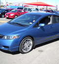 honda civic 2009 blue sedan ex gasoline 4 cylinders front wheel drive automatic 79925