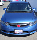 honda civic 2009 blue sedan ex gasoline 4 cylinders front wheel drive automatic 79925