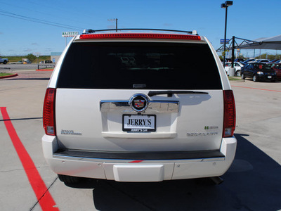 cadillac escalade hybrid 2010 white suv platinum edition hybrid 8 cylinders all whee drive automatic 76087