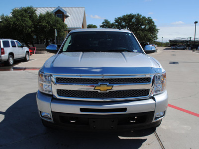 chevrolet silverado 1500 2011 silver ltz flex fuel 8 cylinders 2 wheel drive automatic 76087