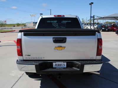 chevrolet silverado 1500 2011 silver ltz flex fuel 8 cylinders 2 wheel drive automatic 76087