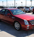 cadillac sts 2011 red sedan gasoline 6 cylinders rear wheel drive automatic 76087