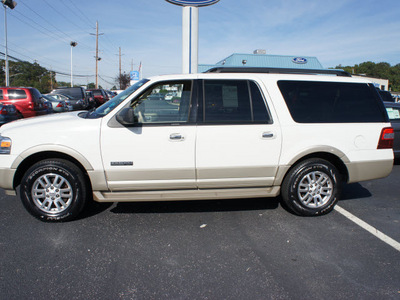 ford expedition el 2008 white suv eddie bauer gasoline 8 cylinders 4 wheel drive automatic with overdrive 08753