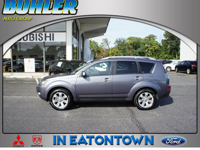 mitsubishi outlander 2008 graphite gray suv xls gasoline 6 cylinders all whee drive automatic 07724