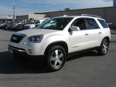 gmc acadia 2008 white suv slt 2 gasoline 6 cylinders front wheel drive automatic 45840