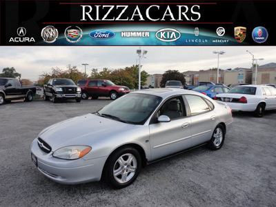 ford taurus 2001 silver sedan sel gasoline 6 cylinders front wheel drive automatic with overdrive 60546