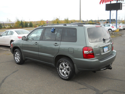 toyota highlander 2006 lt  green suv gasoline 6 cylinders all whee drive automatic with overdrive 55811