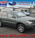 toyota highlander 2006 lt  green suv gasoline 6 cylinders all whee drive automatic with overdrive 55811