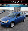 ford focus 2011 blue sedan se gasoline 4 cylinders front wheel drive automatic with overdrive 60546