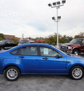 ford focus 2011 blue sedan se gasoline 4 cylinders front wheel drive automatic with overdrive 60546